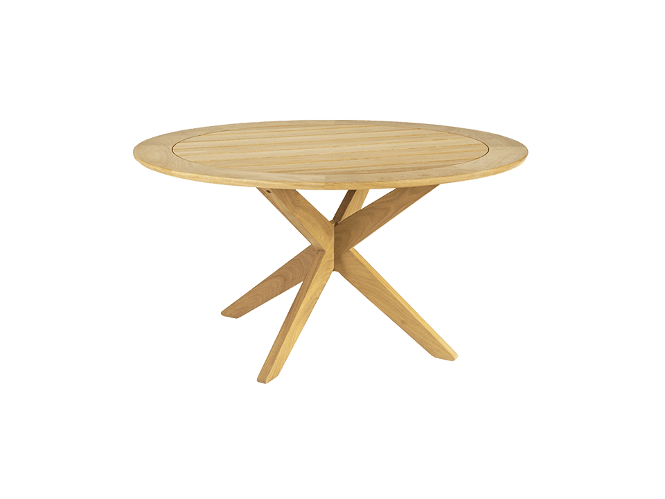 Roble Table with Cross Base - 1250mm - Kubek Furniture