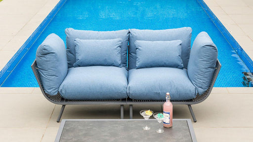Beach Flint Coffee Table with Pebble Top - Kubek Furniture
