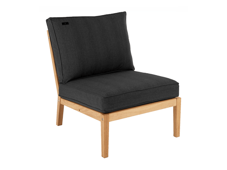 Roble Lounge Mid Piece with Cushion - Kubek Furniture