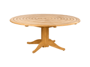 Roble Bengal Pedestal Table - 1450mm - Kubek Furniture