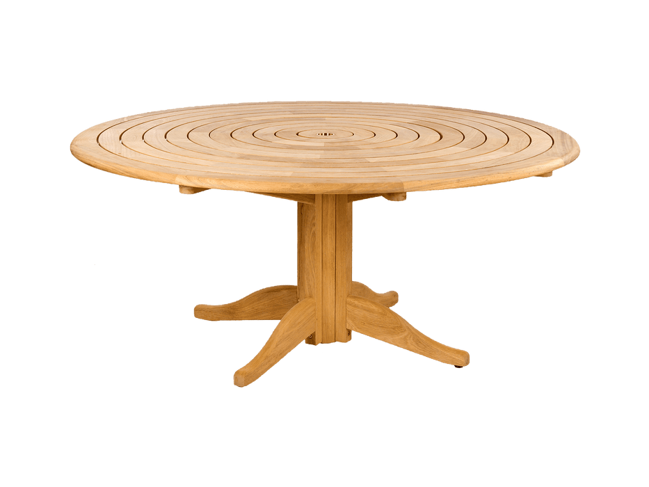 Roble Bengal Pedestal Table - 1450mm - Kubek Furniture