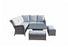 Mia Corner Dining And Sofa Set With Adjustable Table - Kubek Furniture