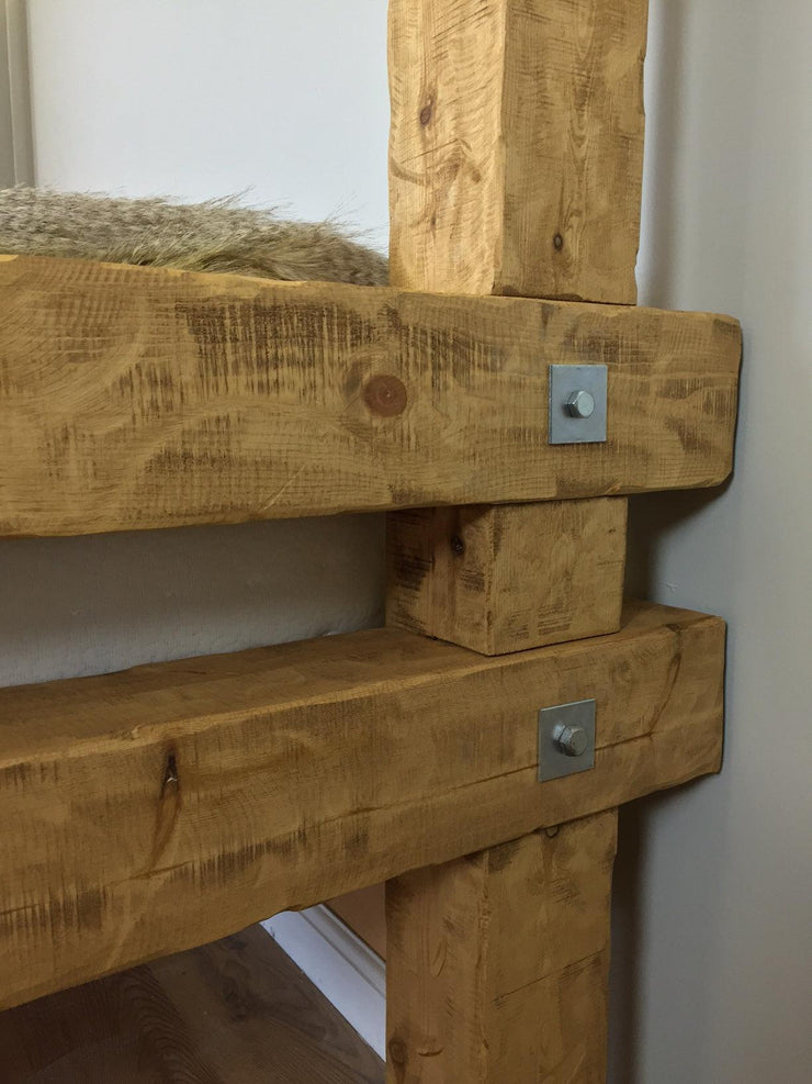 The Artisan Waxed Lumber Bed - Kubek Furniture