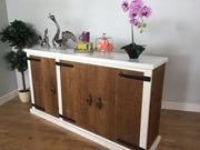 The Authentic Painted Large Three-Door Sideboard