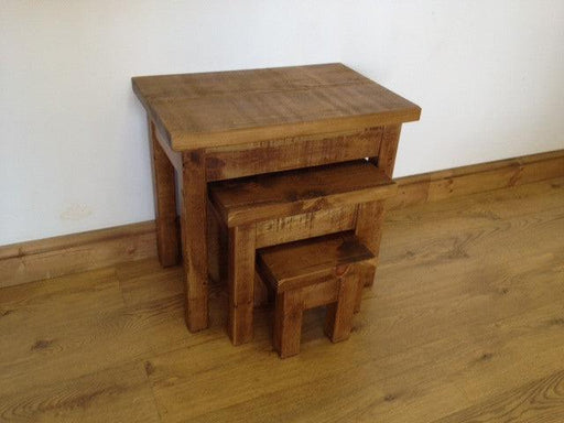 The Authentic Waxed Nest of Three Tables