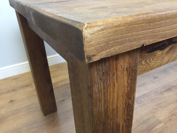 The Authentic Waxed Square Plank Dining Table