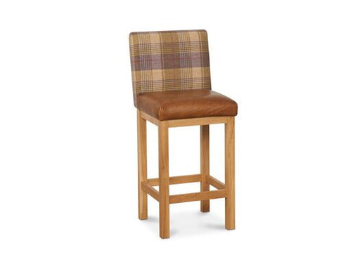 Jacobs Barstool in Huntingtower Grape with Brown Cerrato - Kubek Furniture