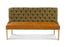 Castello Bench in Tan Cerrato and Earth Fern - Kubek Furniture