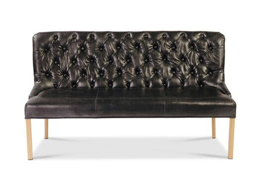 Castello Bench in Black Cerrato - Kubek Furniture