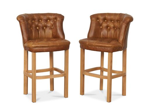 Parker Barstool in Brown Cerrato - Kubek Furniture