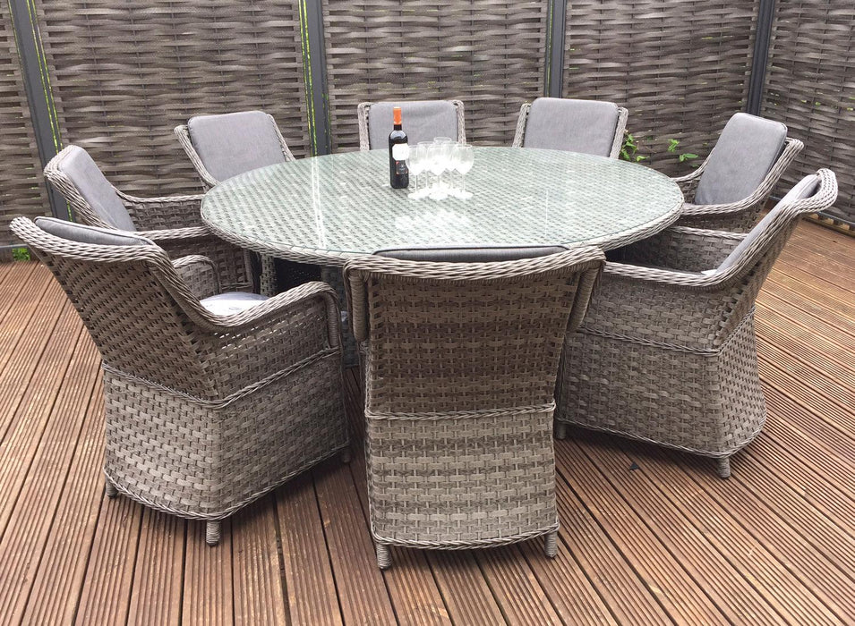 Victoria Round Dining Set — Kubek Furniture